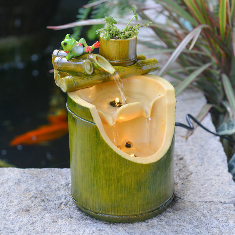 Bamboo Circulating Water Desktop Fountain Unscandy