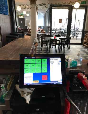 Sam4s system supplied by Premier Cash Registers Ltd at The Royal Inn On The Park E9 (3)