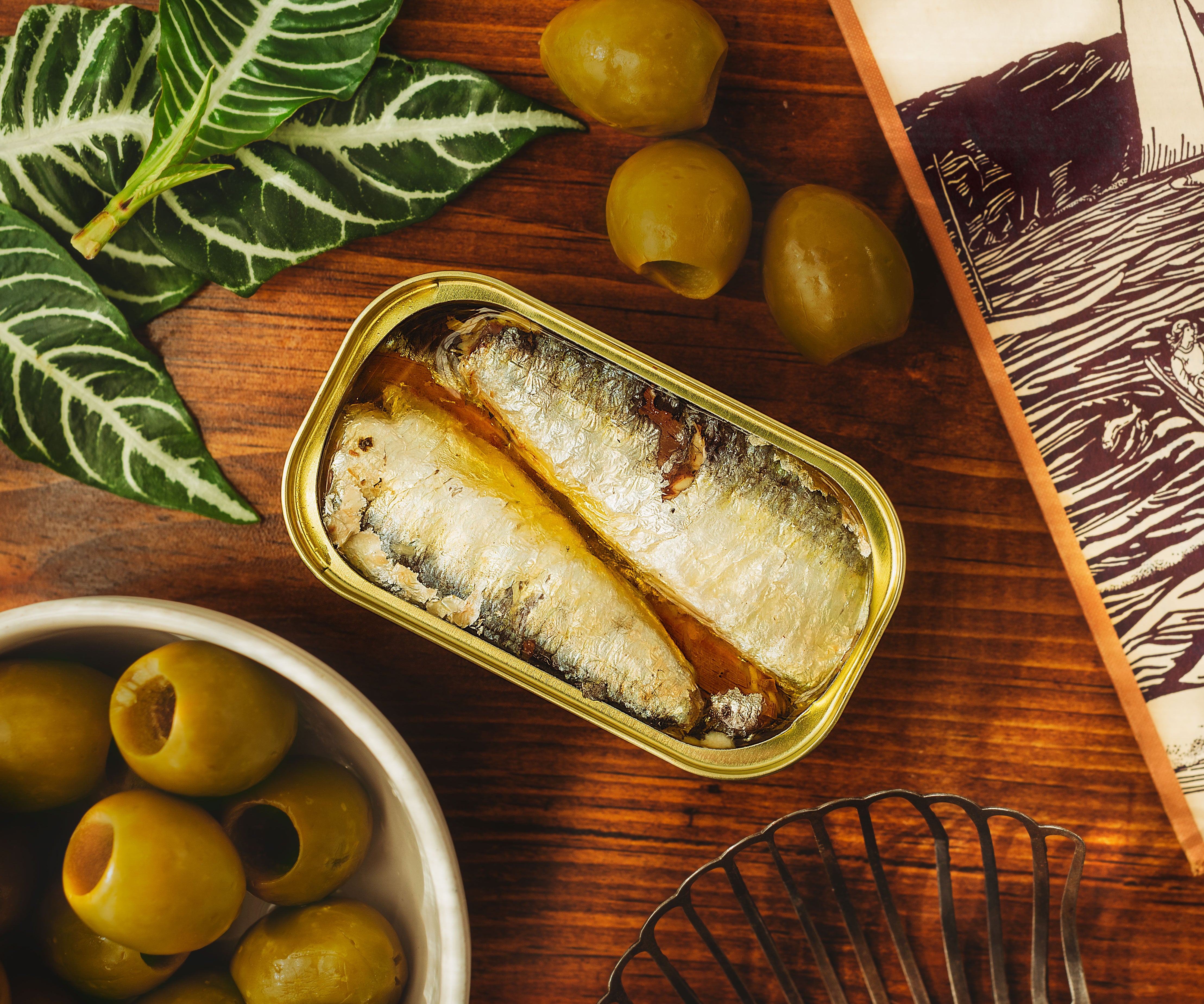 Sardine Tea Towel - Island Creek Oysters