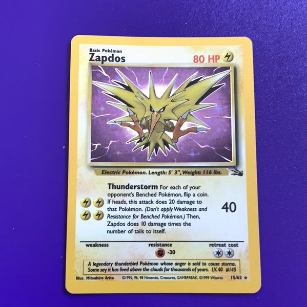 Card Zapdos-EX 48/135 da coleção Plasma Storm