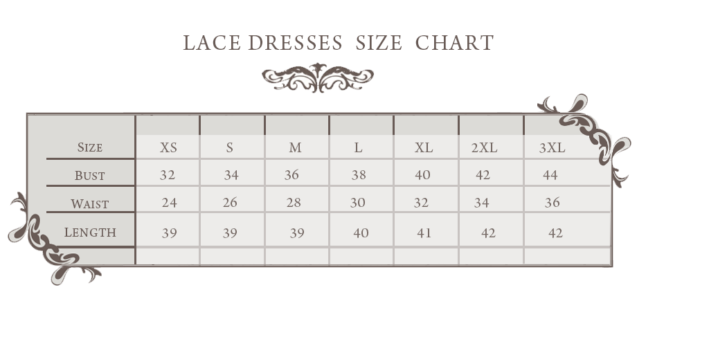 Size Chart – ZAPAKA