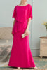 Load image into Gallery viewer, A-line Long Chiffon Bridesmaid Dress With Beading