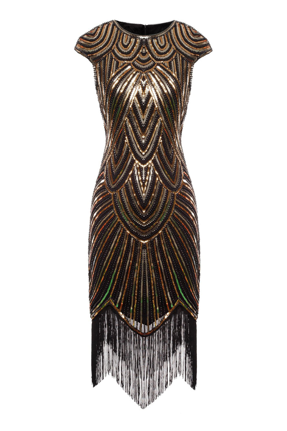 gold and black gatsby dress