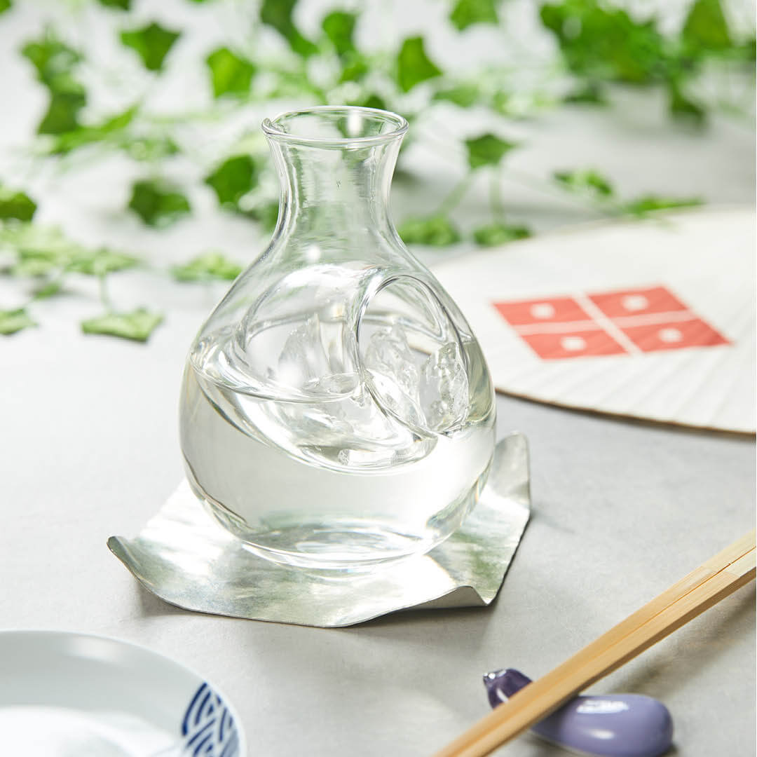 Cold Sake & Whisky Decanter Set, Glass Carafe