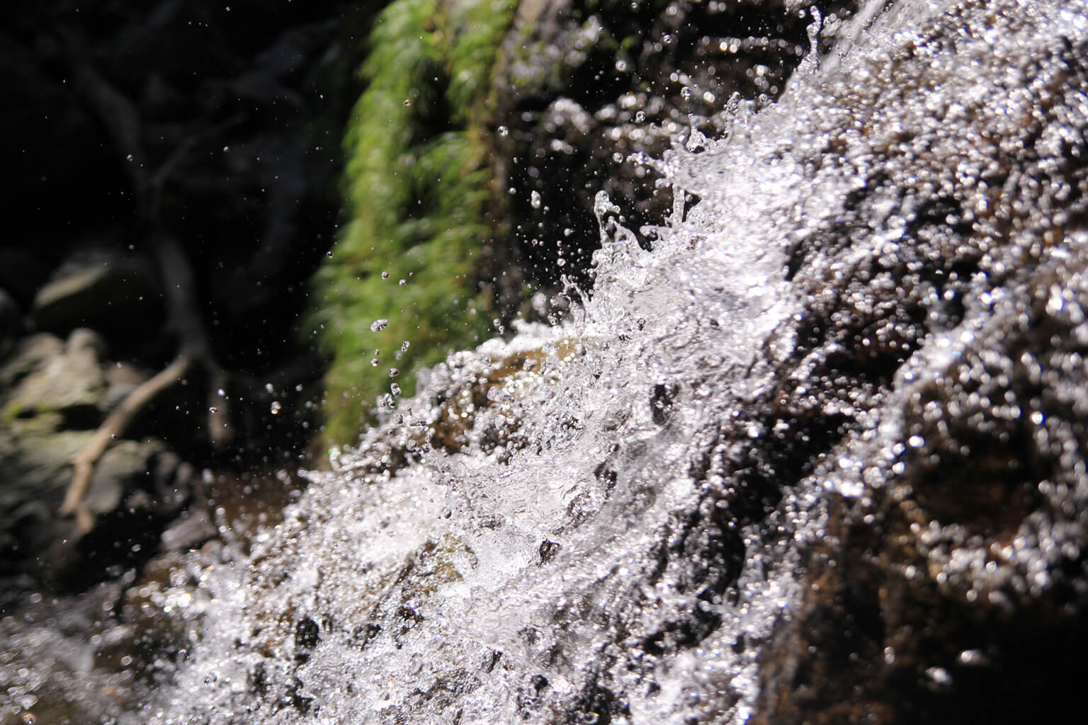 water rushing