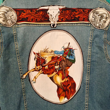 Jean Jacket | The Painted Bronco Buster