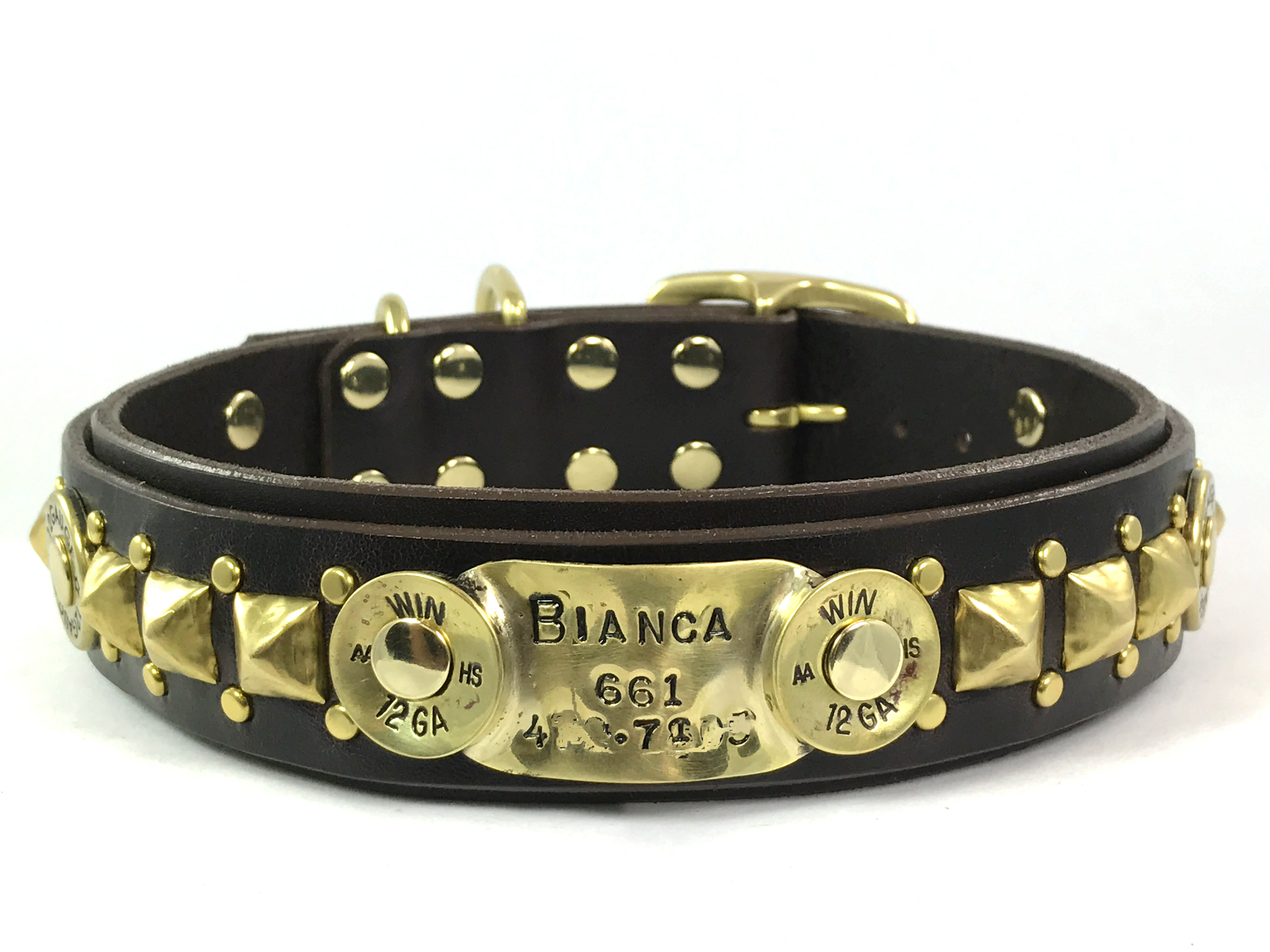 personalized leather dog collars