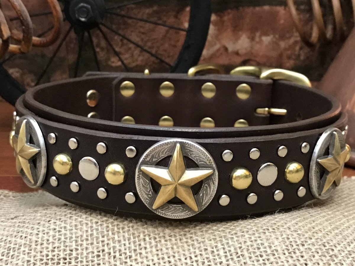 Custom Leather Dog Collar Nashville – Karma Collars: Custom Leather Dog ...