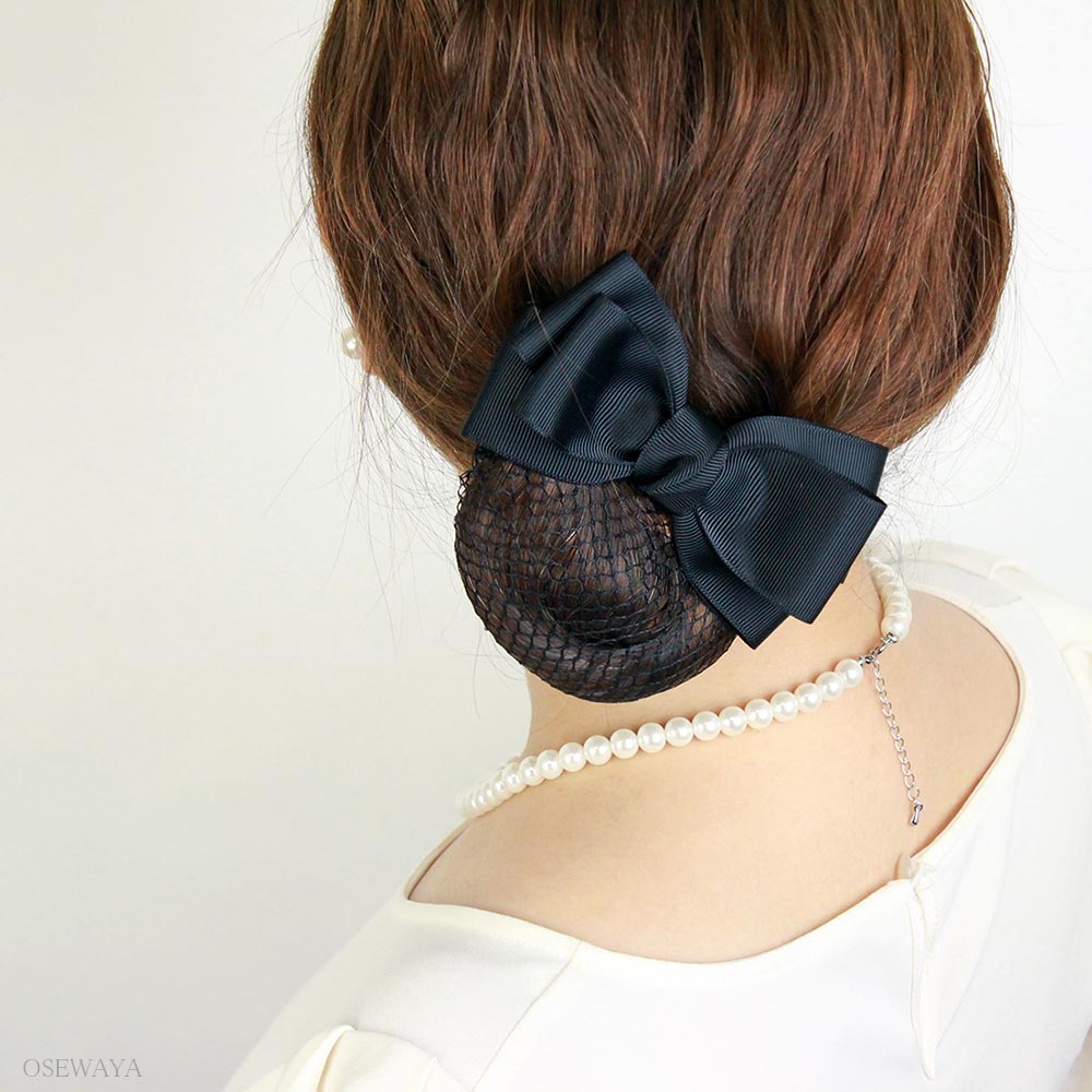 hair barrette with net