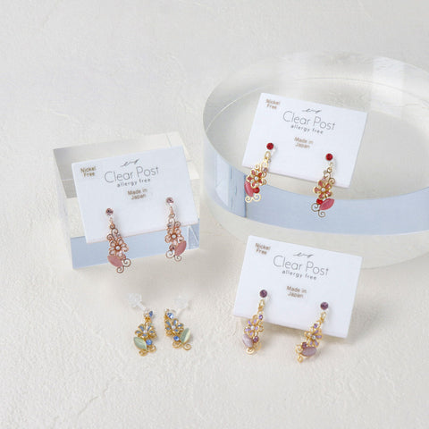 Plastic Post Earrings for Women, Osewaya global