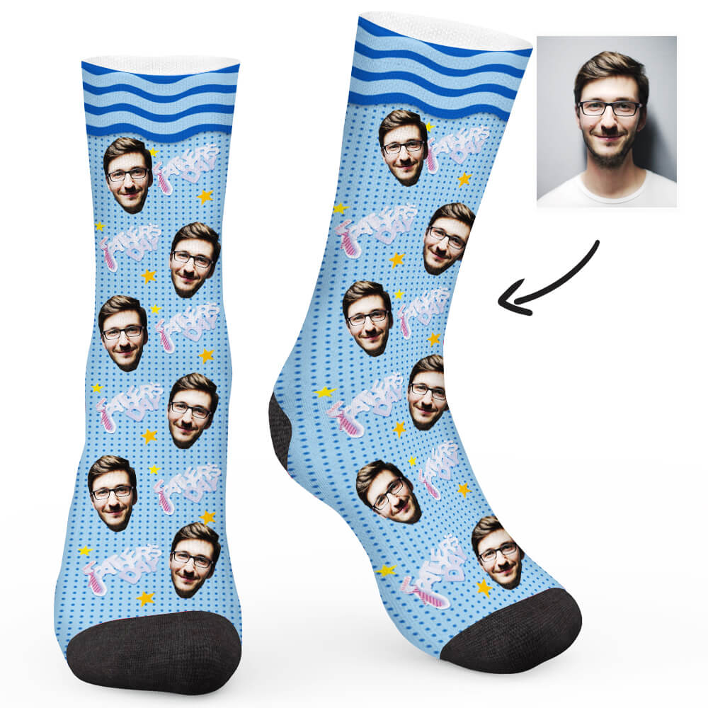 custom socks for father's day