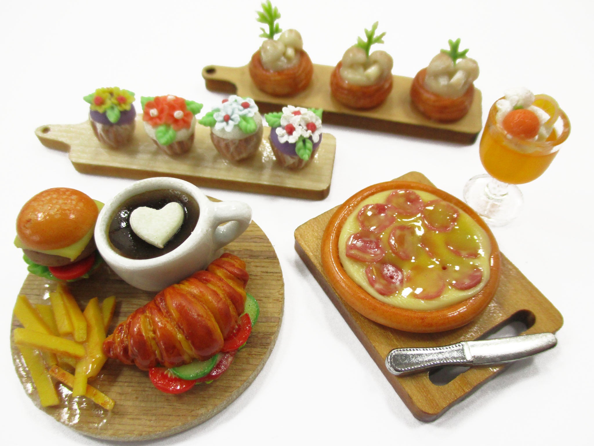 miniature food set