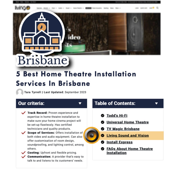 Brisbanes Best Home Theatre Installion LSVBNE
