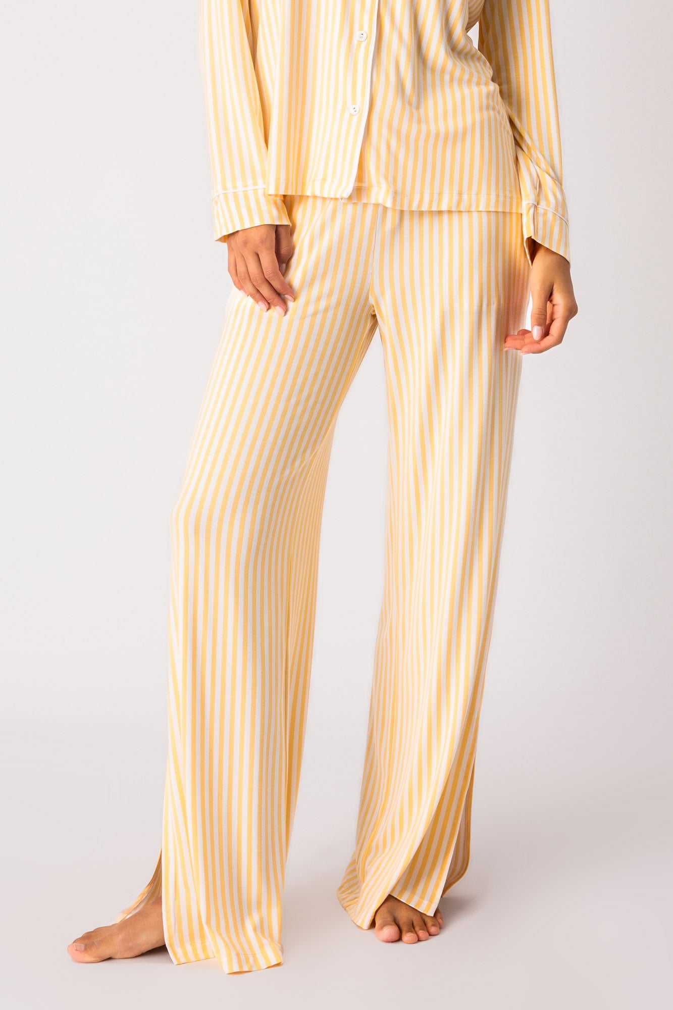 Womens Tie-Front Modal Pajama Pants