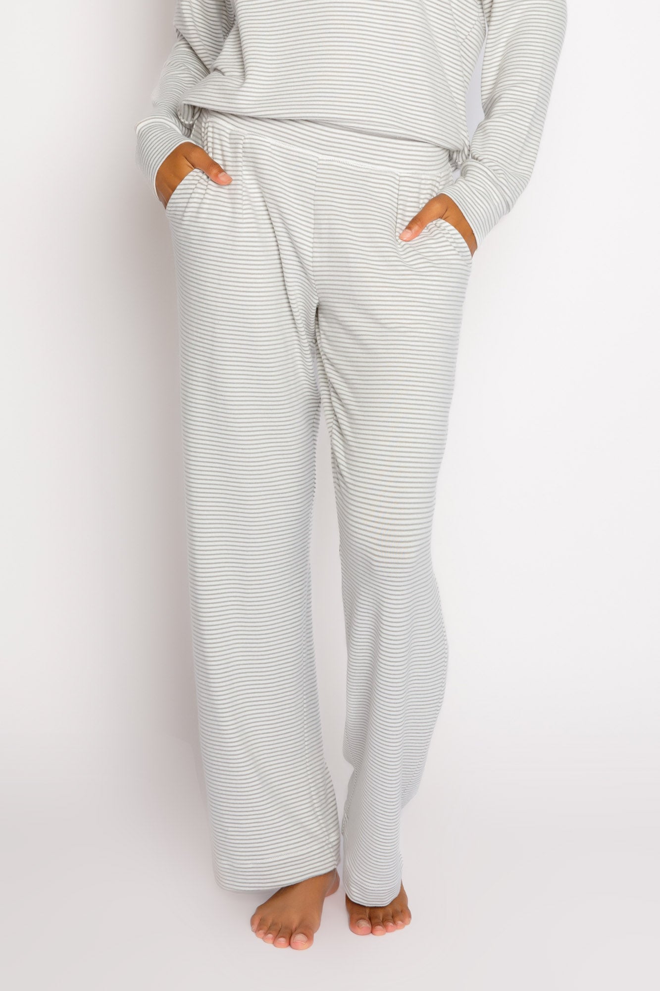 P.J. Salvage Womens Waffle Stitch Thermal Pajama Pants