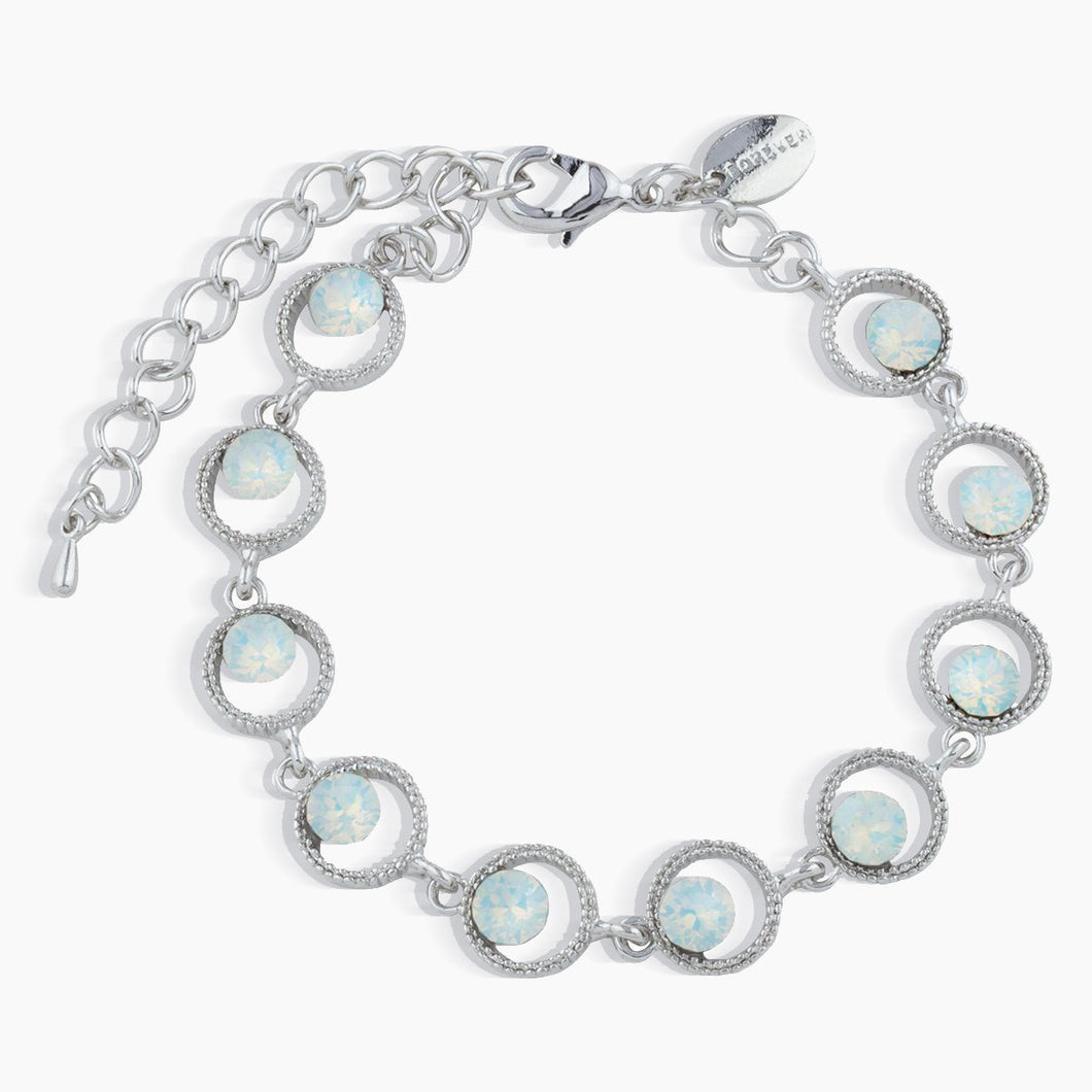 Macaron Celebration Bracelet - in White Opal FOREVER ESSENTIALS FOREVER CRYSTALS 