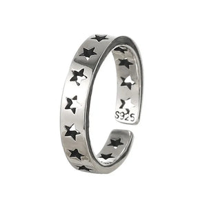 Stellar Cutout Y2k Ring - Shoptery