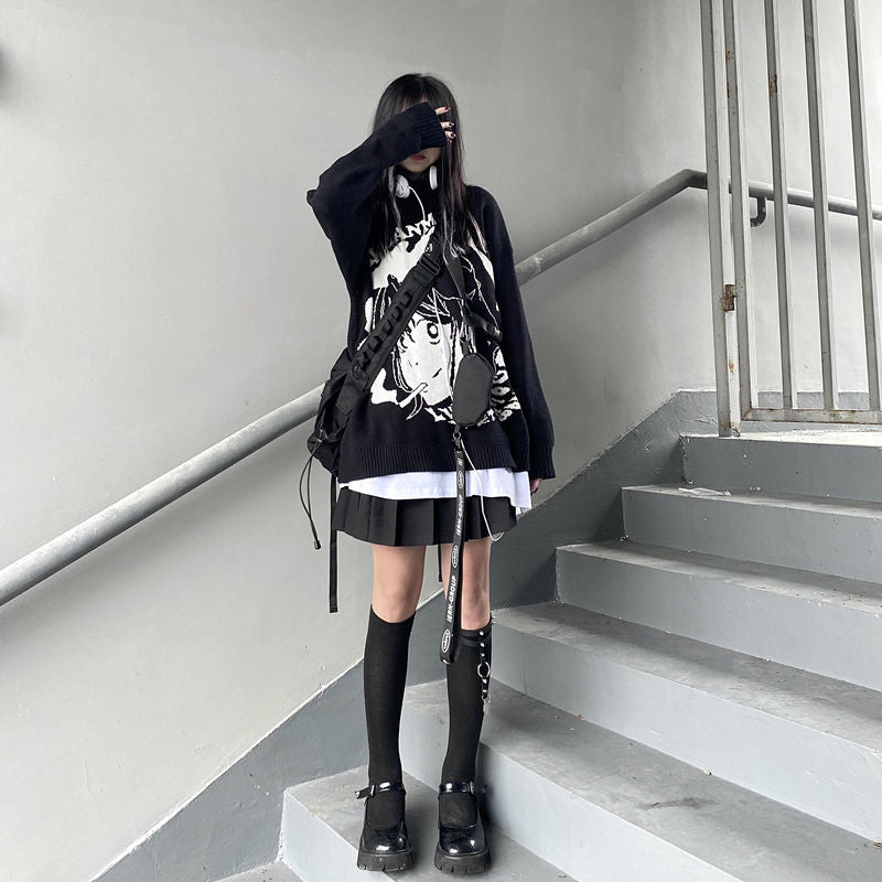 Kawaii Harajuku Fashion Pastel Goth Cute Aesthetic Soft Japanese Style Anime  Injured Girl TShirt Black M m at Amazon Womens Clothing store