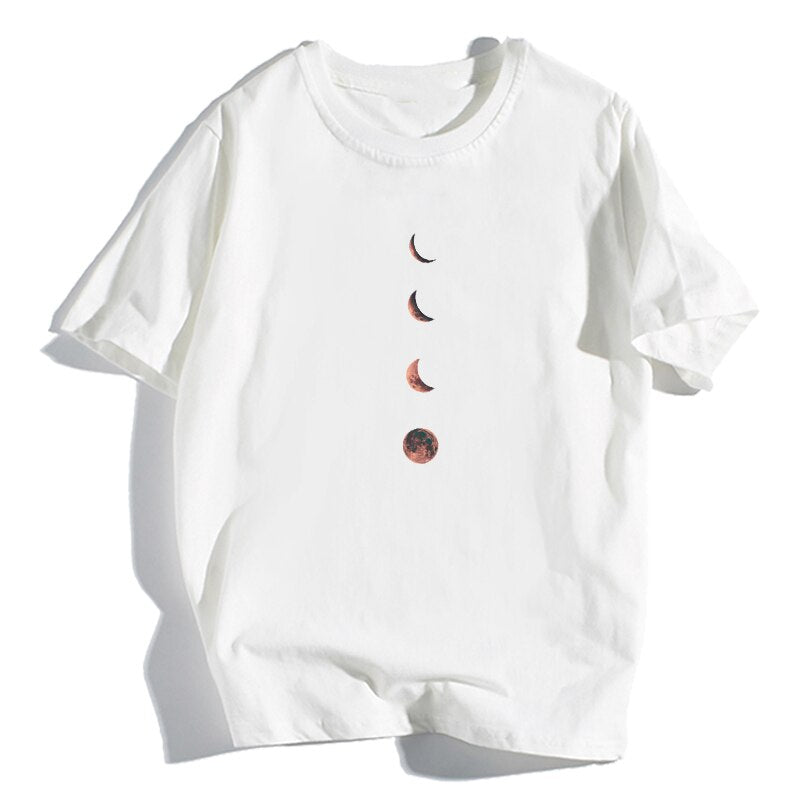 Grunge Moon print t-shirt 2022 - Shoptery