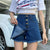 Korean Casual Denim Skirt - Shoptery
