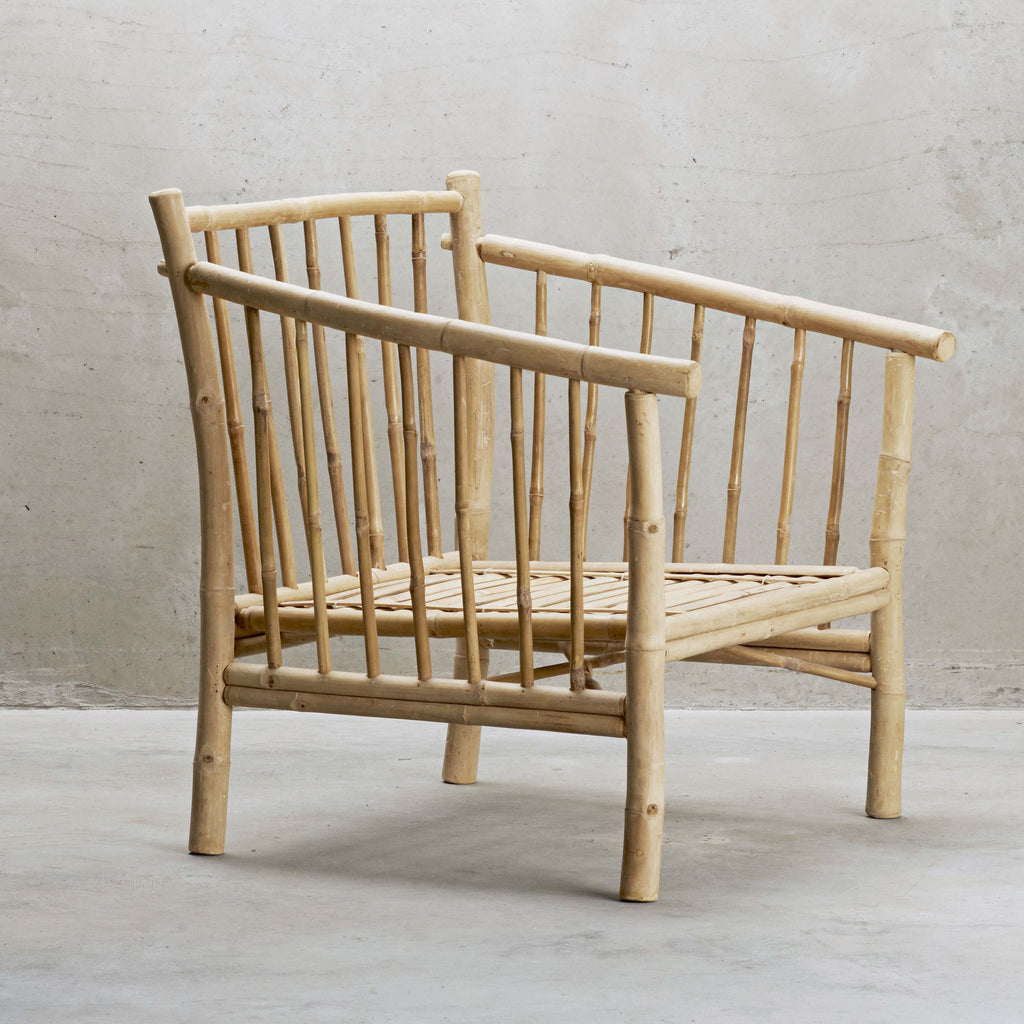 tine k bamboo armchair  set of two