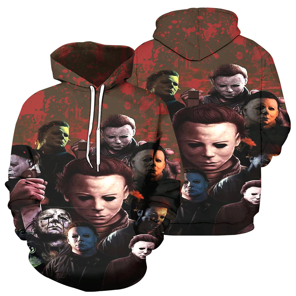 michael myers zip up hoodie