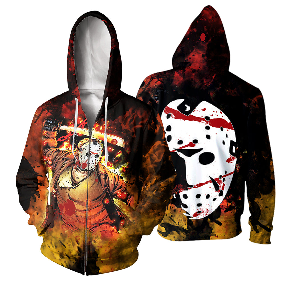 3D All Over Printed Jason Voorhees Clothes 05 – Giinter