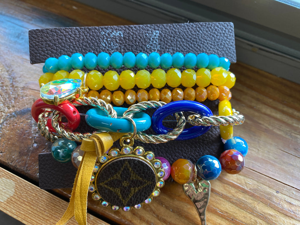 Sandra Ling- LV Bling Bracelets – Stars and Studs Boutique