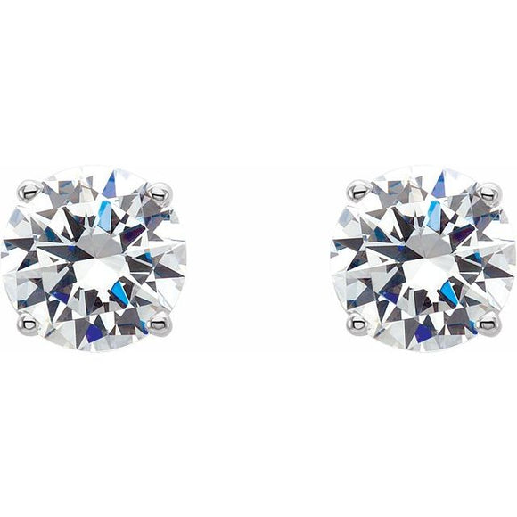 Natural Diamond Stud 14K Gold Earrings | Baxley