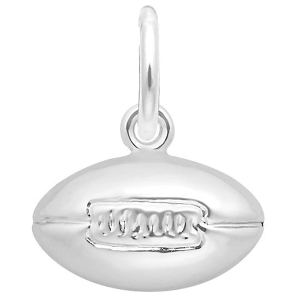 Football Charm / Sterling Silver