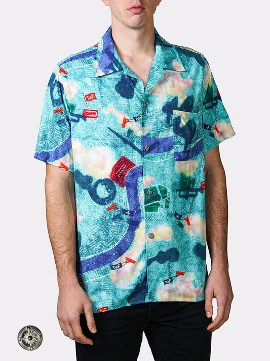 HowAhYa® Hawaiian Shirt - Vintage Vinyl™ Print