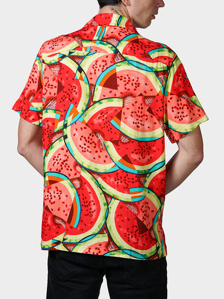 HowAhYa® Hawaiian Shirt - What-a-Melon Print – Art 4 Now®