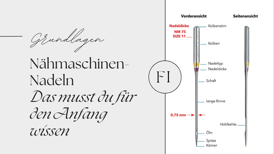 Unterschiede bei Nähmaschinen Nadeln - FinasIdeen