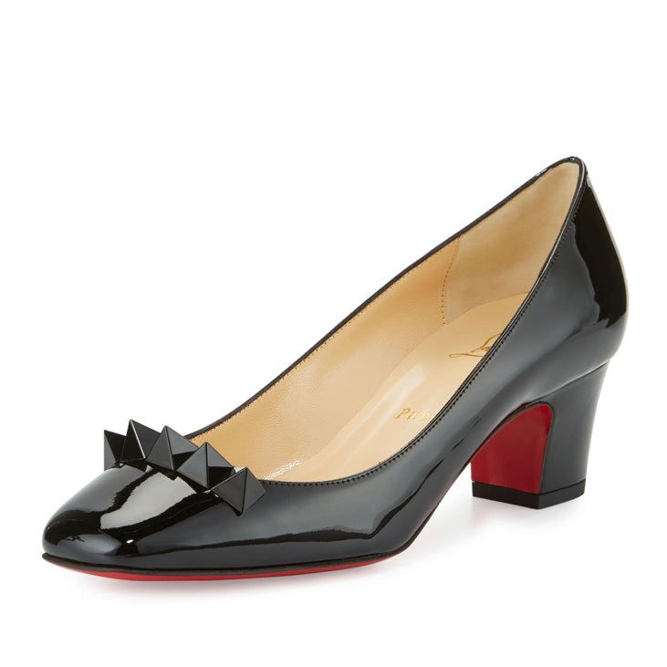 block heel christian louboutin