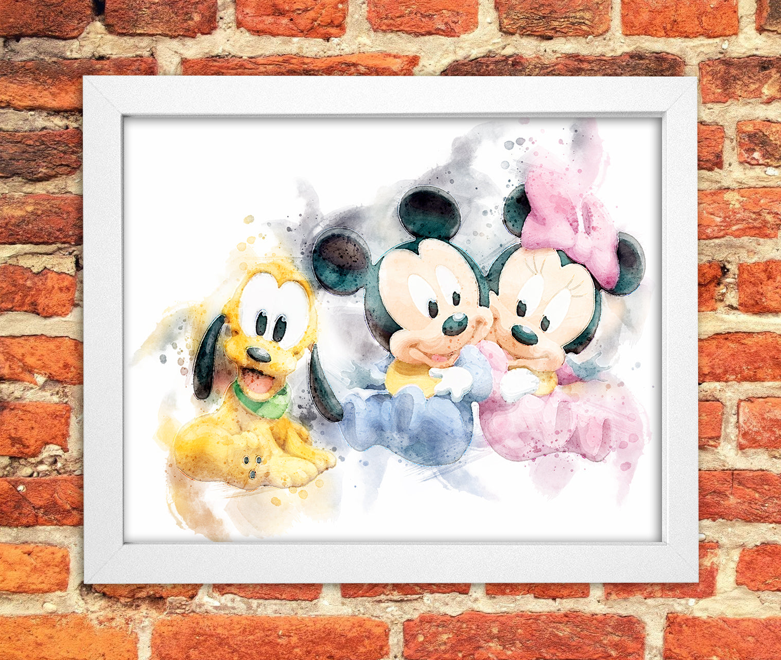 Telechargement Instantane De Mickey Mouse Friends Aquarelle Art Fich Decalz Co