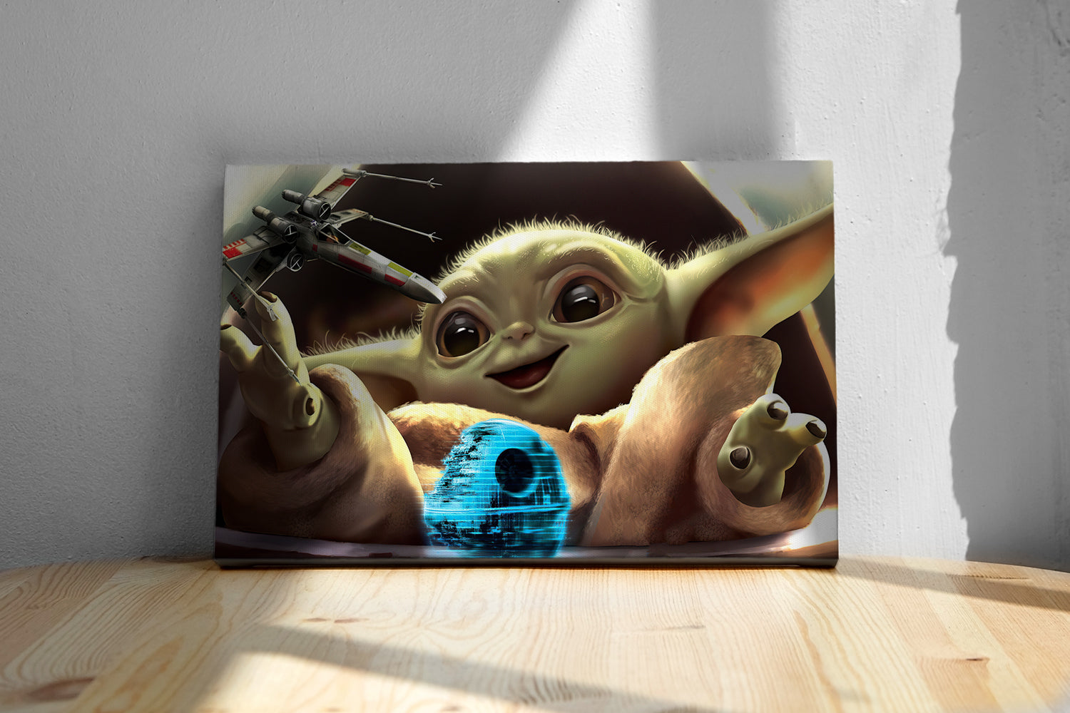 Baby Yoda The Mandalorian Print Giclee Ca1286 Decalz Co
