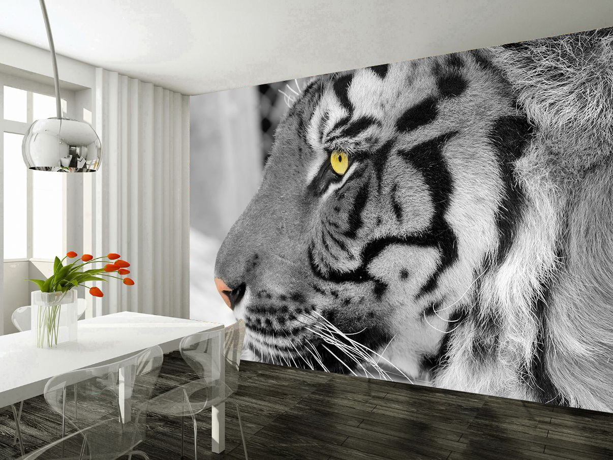 white tiger coffee table