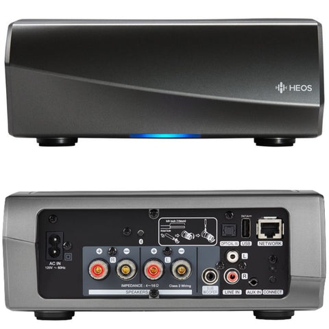 Heos AMP Hs 2 front and back