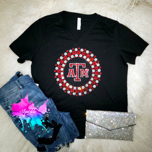 Clothing & Accessories :: Women's :: Shirts, Tops & Tees :: Astros Ombre H  Crystallized Tee