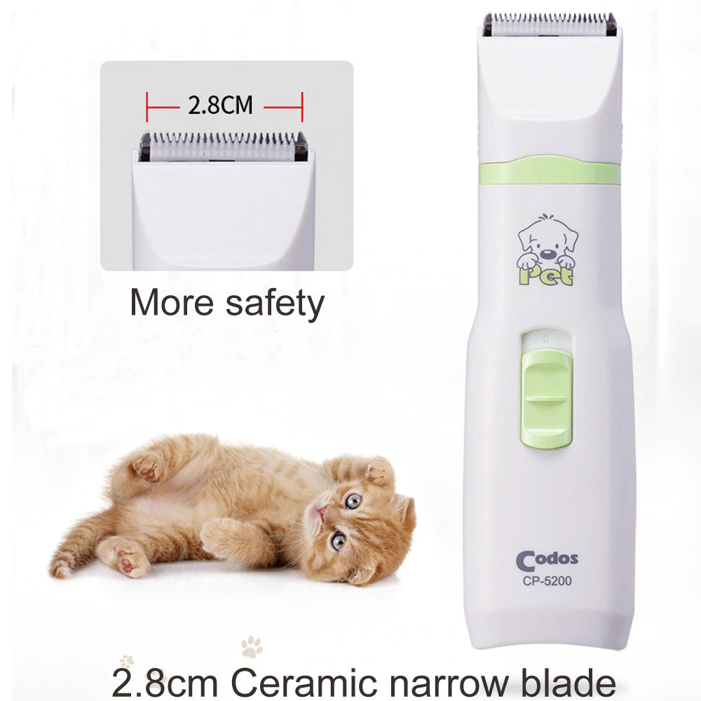 2 In 1 Pet Hair Trimmer And Nail Grinder For Cats And Dogs