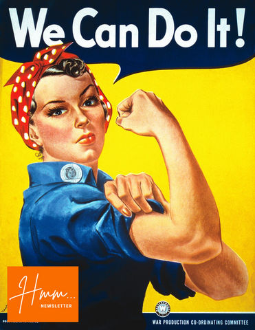 rosie the riveter strong woman ideal female