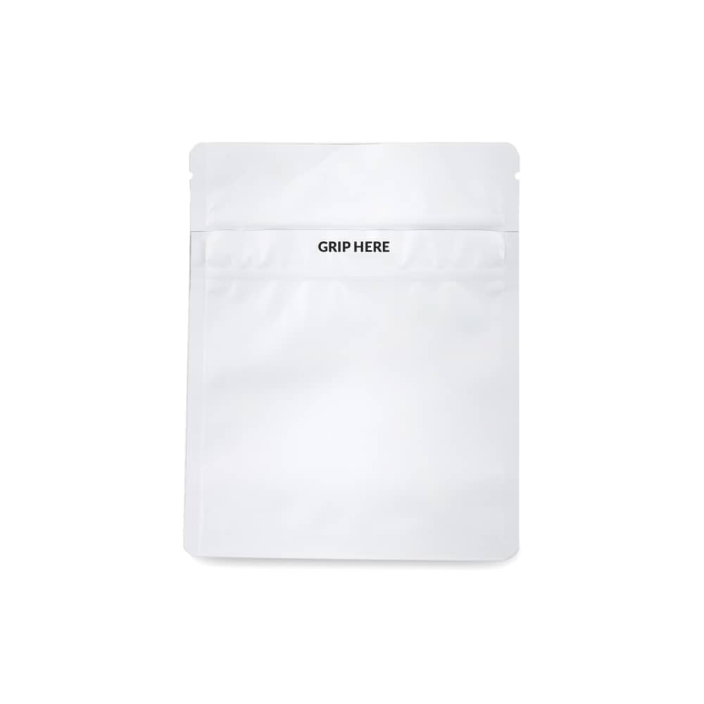 Loud Lock Grip N Pull Mylar Bags - White - 1000ct - Loud Lock product image