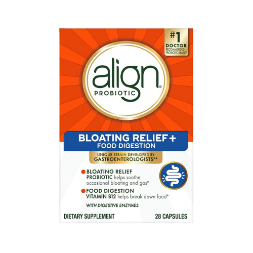 Align Probiotic Bloating Relief and Food Digestion: Best for Sensitive Stomachs