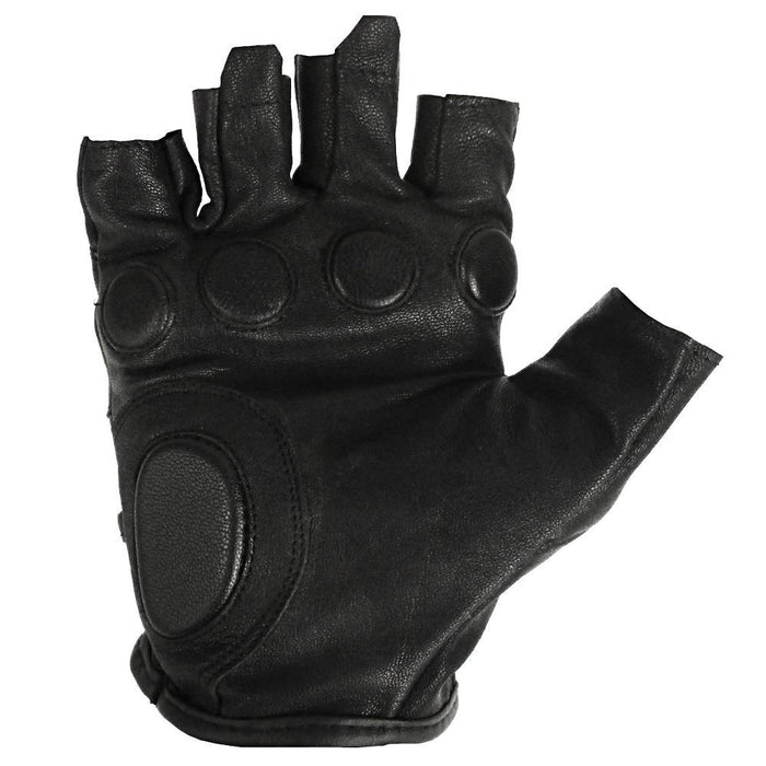 fingerless gloves with knuckle protection