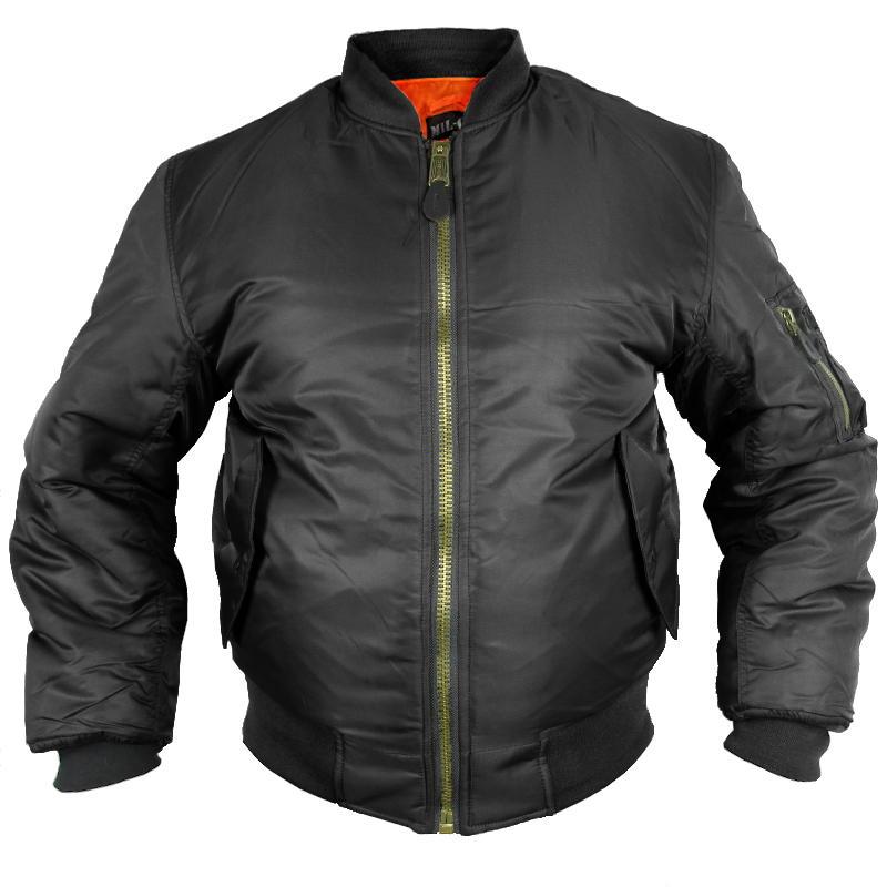 MA-1 Bomber Flight Jacket - Black - Army & Outdoors Australia