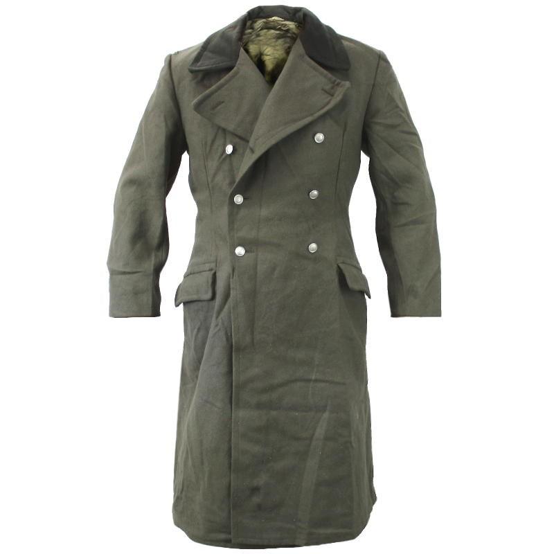 East German Grey Wool Overcoat - Army & Outdoors Australia