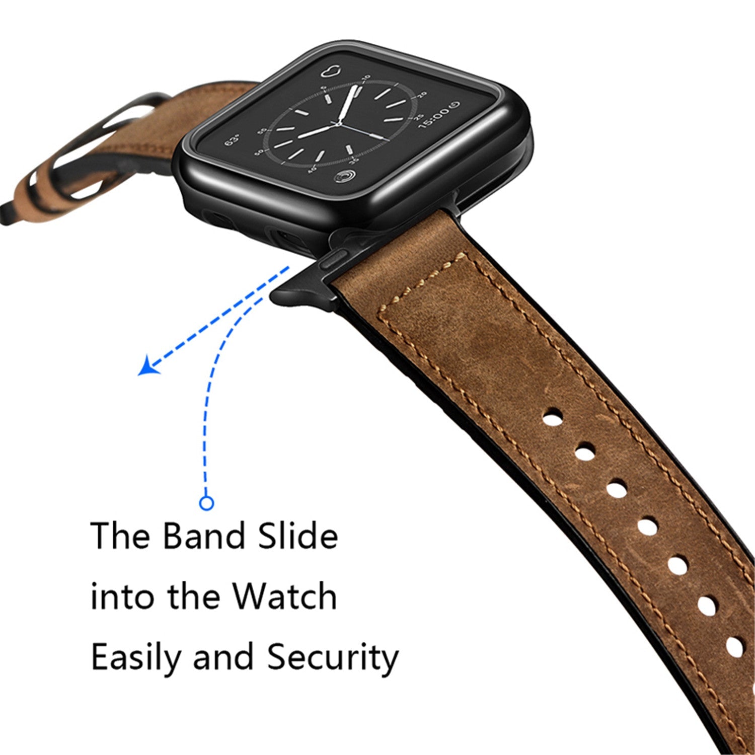 brown watch band