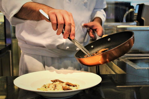 Chef Andrea Oreste Delzanno at work in CuCina Restaurant