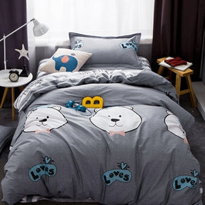 3pc 100 Cotton Bedding Set Student Dormitory Duvet Cover Set