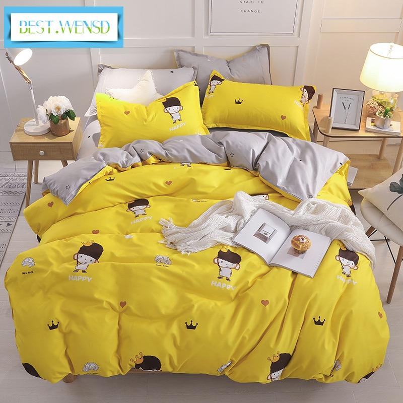 Best Wensd New Home Textile Bed Linen Girls Bedding Cartoon